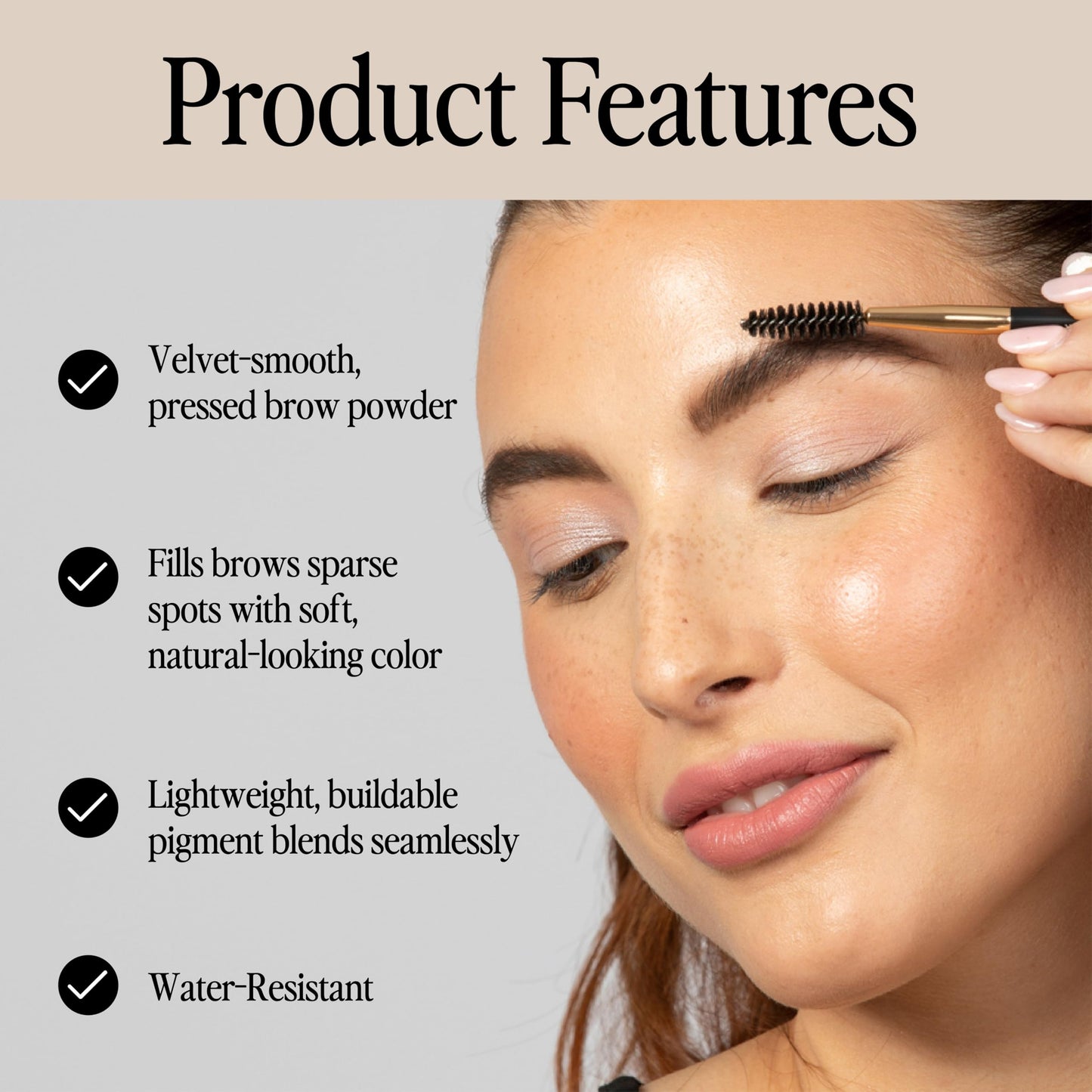 Billion Dollar Brows Eyebrow Powder in Taupe - Achieve Fuller, Fluffier Brows with Buildable Coverage, Velvet-Smooth Formula, Cruelty-Free & Vegan