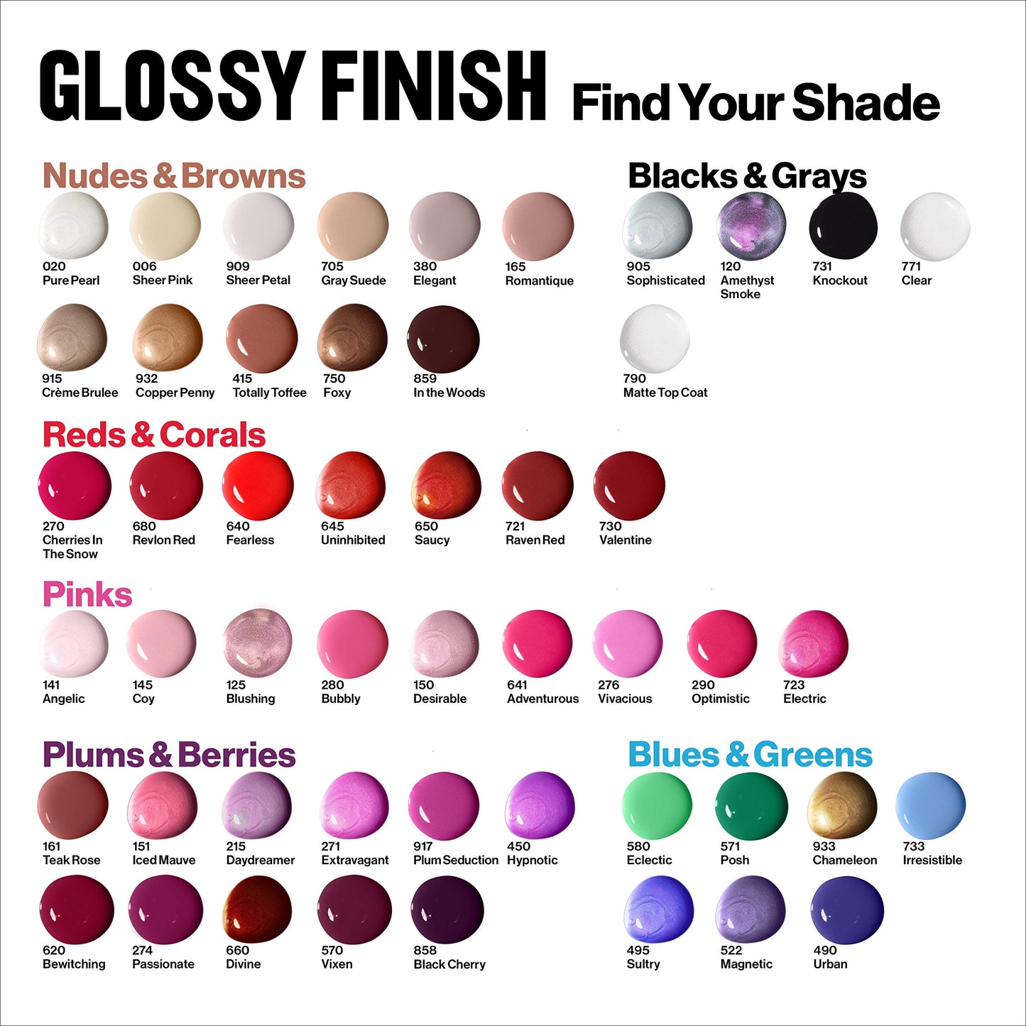 Revlon Nail Polish, Super Lustrous Nail Enamel Polish, Chip Resistant & Longwear Formula, High Shine Finish, 165 Romantique, 0.5 fl oz.