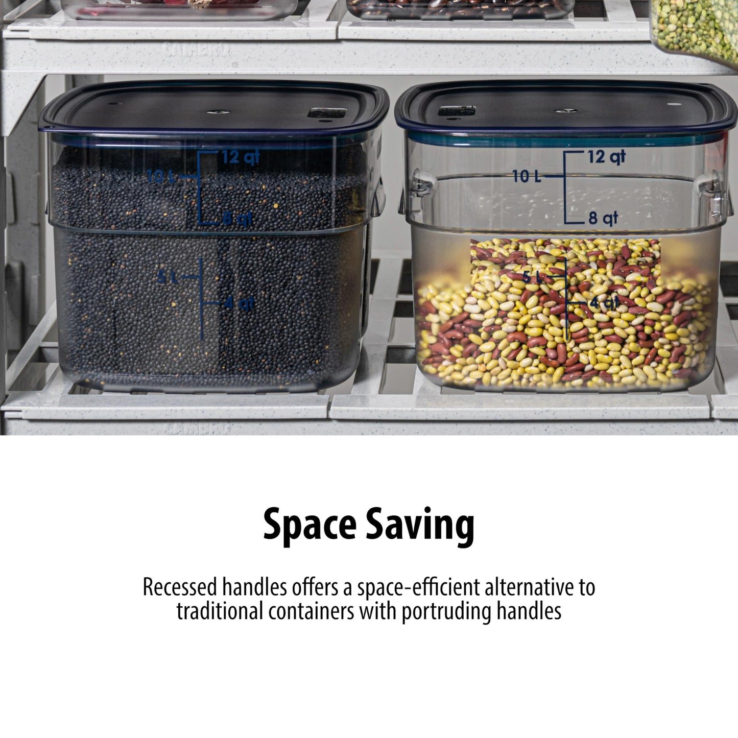 Cambro FreshPro Clear Food Container 12QT