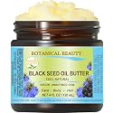 Botanical Beauty BLACK SEED OIL BUTTER 100% Natural Pure Virgin Unrefined Raw for FACE, SKIN, BODY, HAIR, NAILS, DRY SKIN. Organic Black Seed Oil