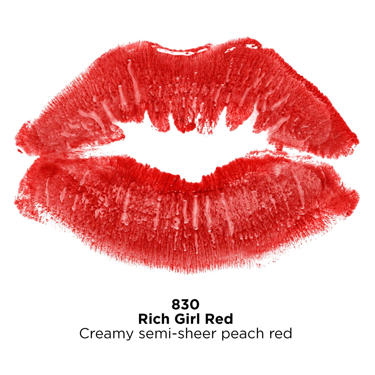 Revlon Super Lustrous Lipstick Shine ~ Rich Girl Red 830