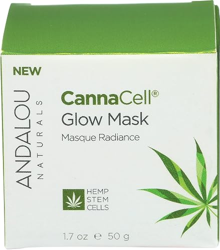 Andalou Naturals CannaCell Glow Mask, 1.7 Ounces