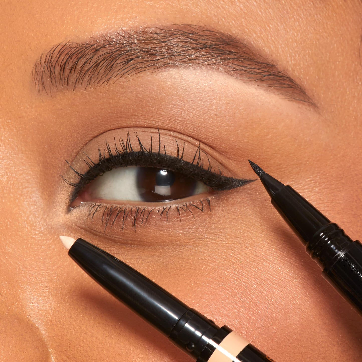 tarte double take awake micro liquid liner - 2-in-1 Amazonian Clay-Infused Eyeliner Pen for Bold, Wide-Awake looking Eyes, Longwear, Waterproof, Vegan