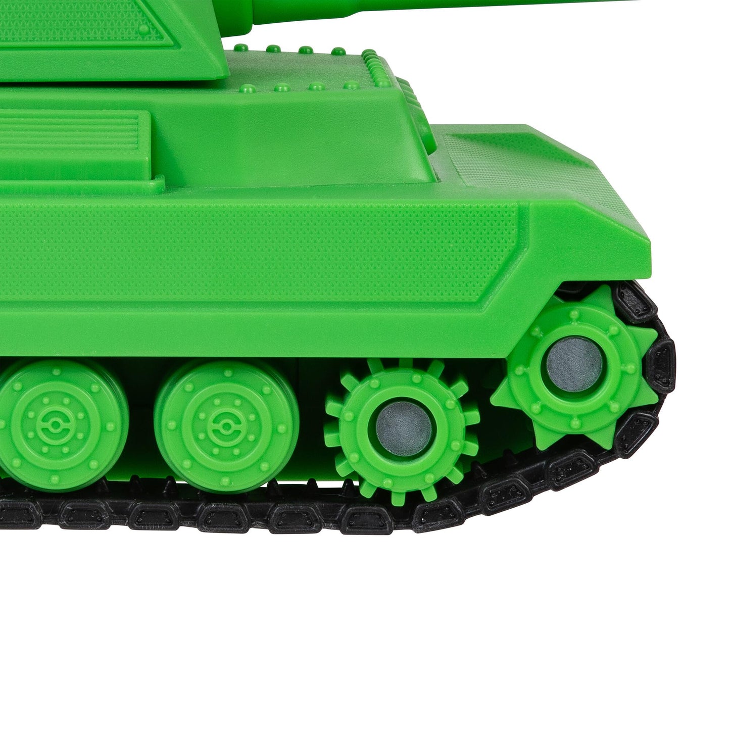 DevSeries Brookhaven Feature Tank - 7.5-Inch Vehicle with Lights, Working Treads, Ejecting Turret, 2.75-Inch Figure, and Exclusive Virtual Item Code