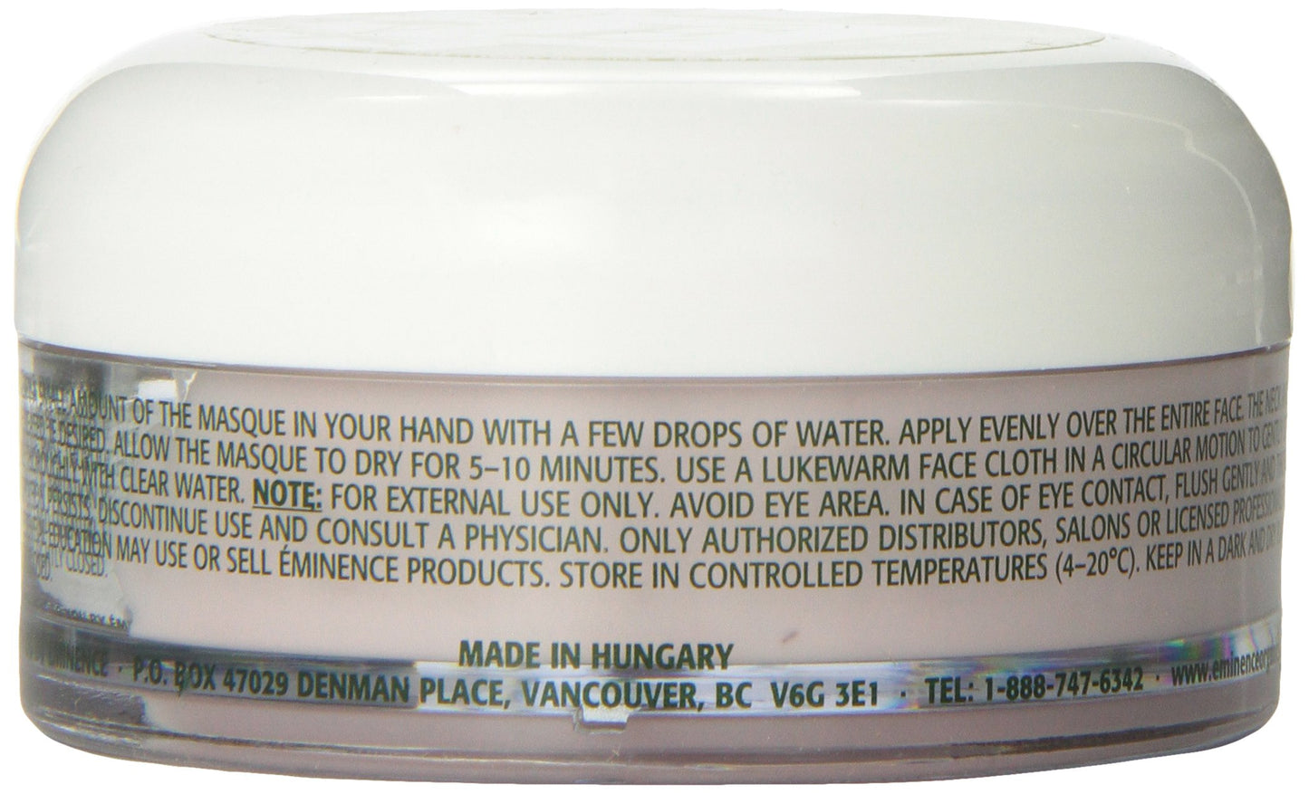Eminence Rhubarb Masque Skin Care, Strawberry, 2 Ounce