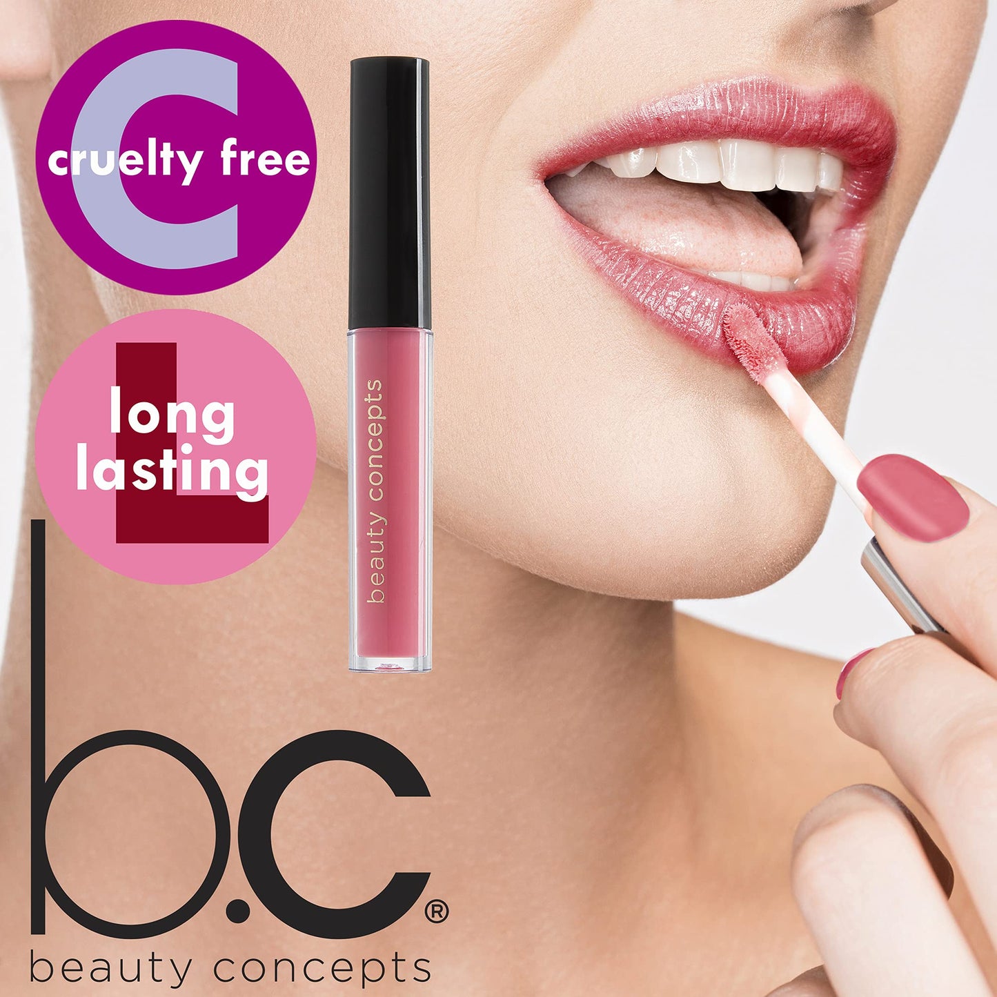 Beauty Concepts Lip Gloss Collection - Shimmering, Glossy Lip Makeup Set for a Radiant Finish, Neutral