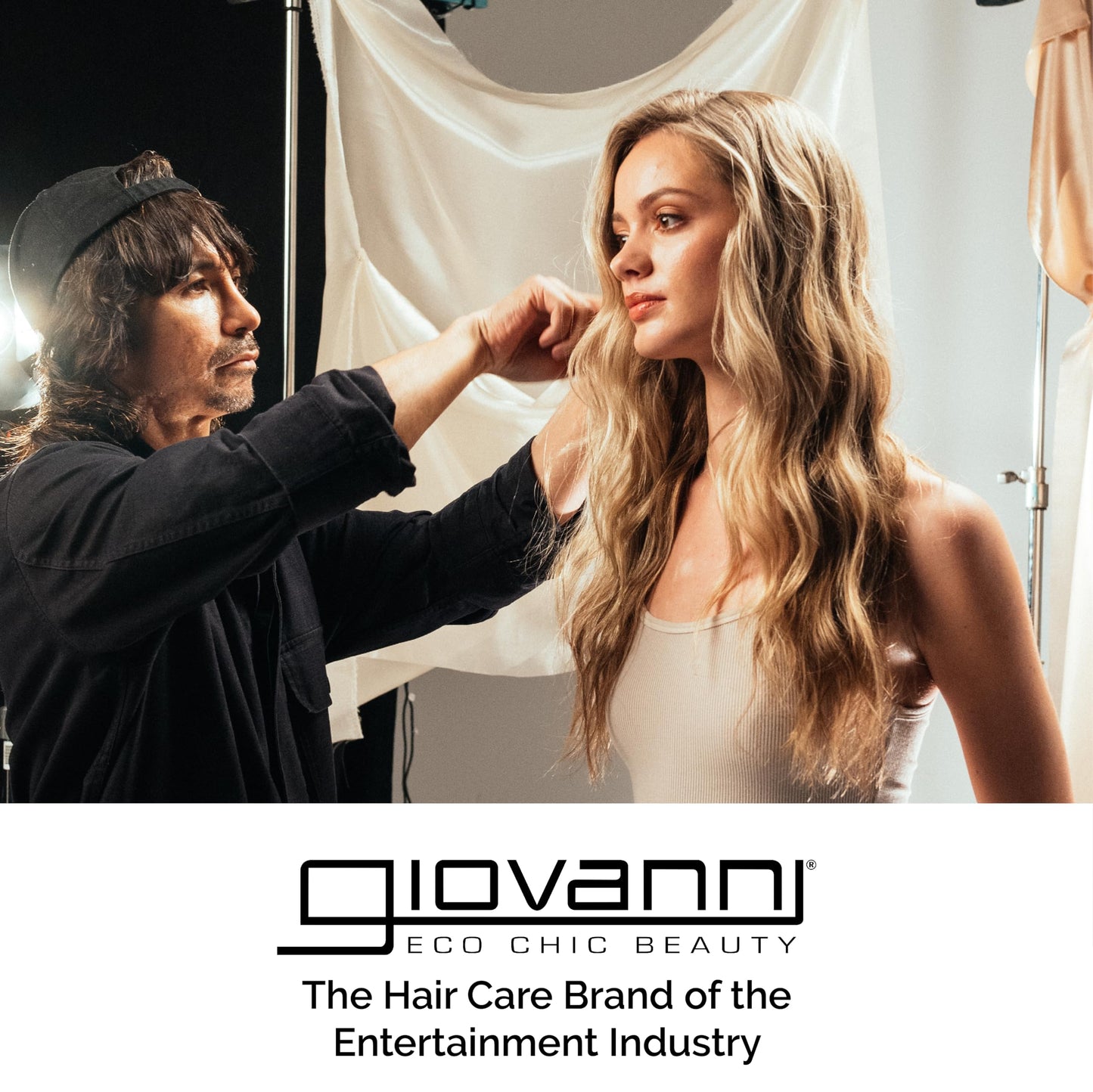 GIOVANNI 2chic Frizz Be Gone Anti-Frizz Hair Balm - Natural Hair Smoothing Formula with Shea Butter & Sweet Almond Oil, Macadamia, Color Safe, Vegan