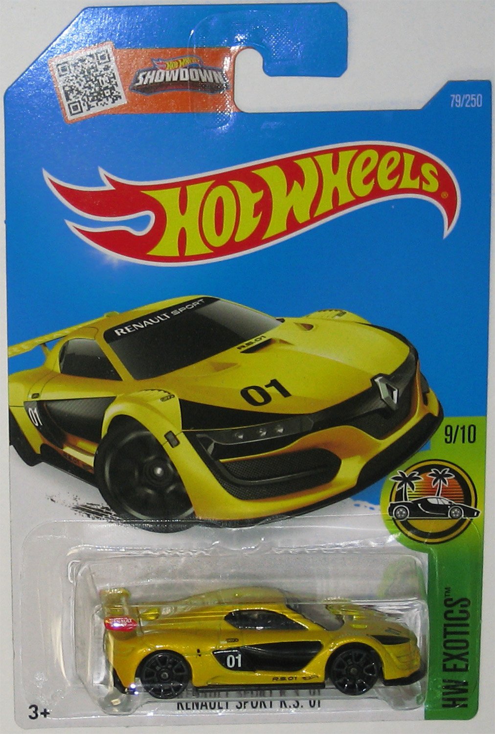 "RENAULT SPORT R.S. 01" Hot Wheels 2016 HW EXOTICS Series Yellow Renault 1:64 Scale Collectible Die Cast Metal Toy Car Model #9/10 on International…