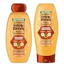 Garnier Whole Blends Honey Treasures Repairing Shampoo and Conditioner Set for Dry, Damaged Hair, 22 Fl Oz (2 Items), 1 Kit (Packaging May Vary)