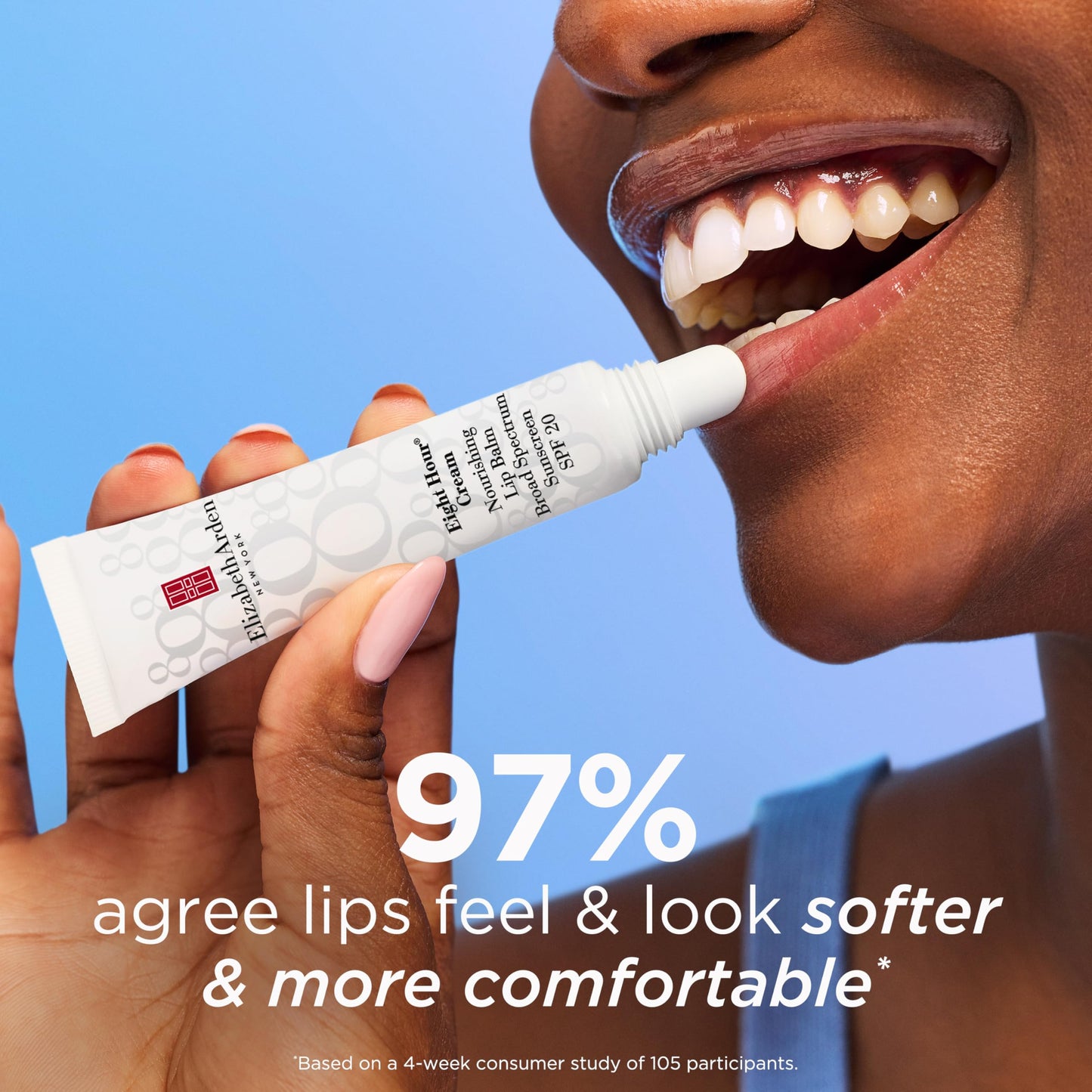 Elizabeth Arden Eight Hour Cream Nourishing Lip Balm, SPF 20 Sunscreen Balm, Moisturizer for Chapped Lips with Shea Butter & Vitamin E, 0.5 fl oz