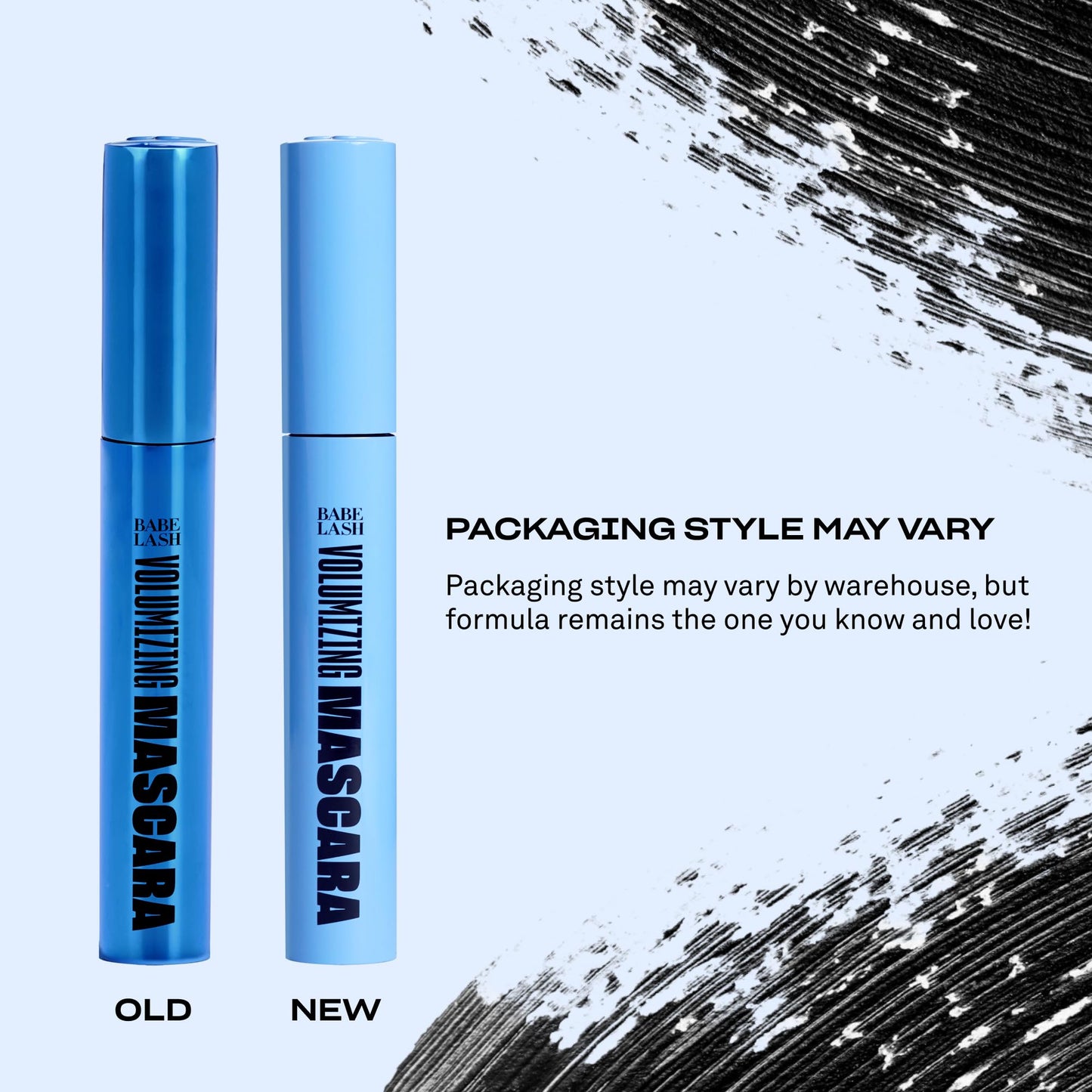 Babe Original Babe Lash Mascara - Smudge Proof, Long Lasting & No Clump Formula, Buildable Volume, Water Resistant, Dramatic Black (Volumizing