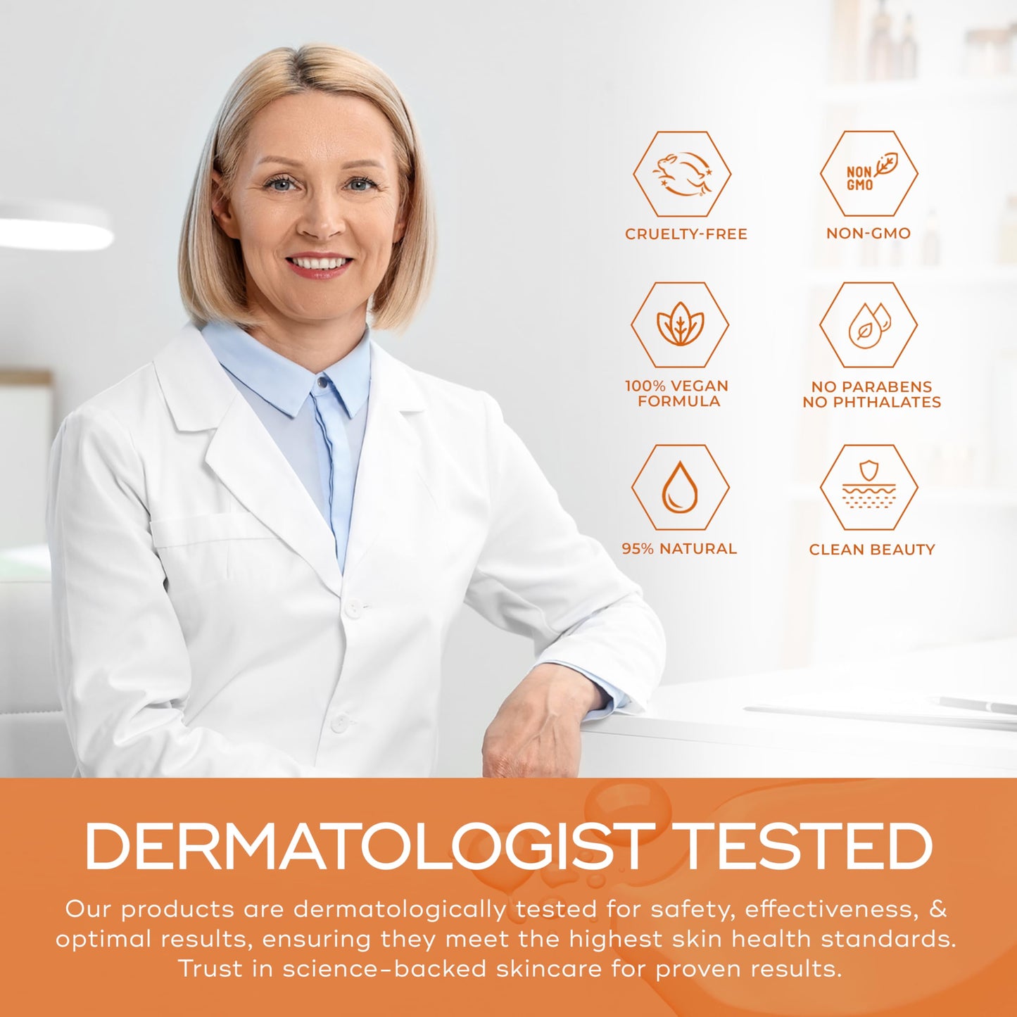 Skin Aesthetics Vitamin C Serum For Face - Dermatologist Tested - with Collagen For Dark Spots, Skin Brightening, Anti-Aging & Acne + Fine Lines