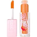 MAYBELLINE Lifter Gloss Lifter Plump, Plumping Lip Gloss with Chili Pepper and 5% Maxi-Lip, Hot Honey, Clear with Pink and Gold, 1 Count