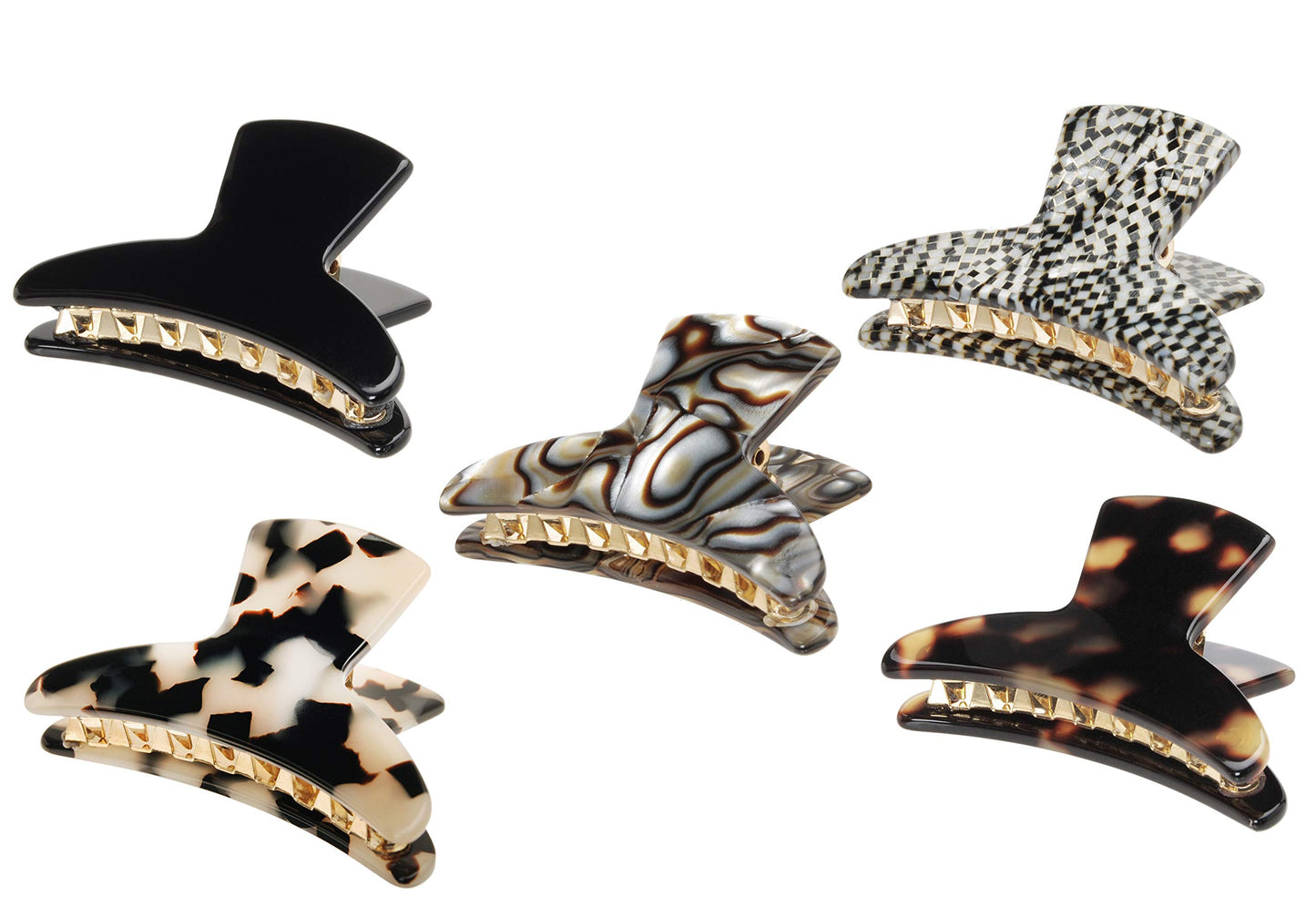 France Luxe Elizabeth Pinch Classic Claw Clip - Ivory Tokyo