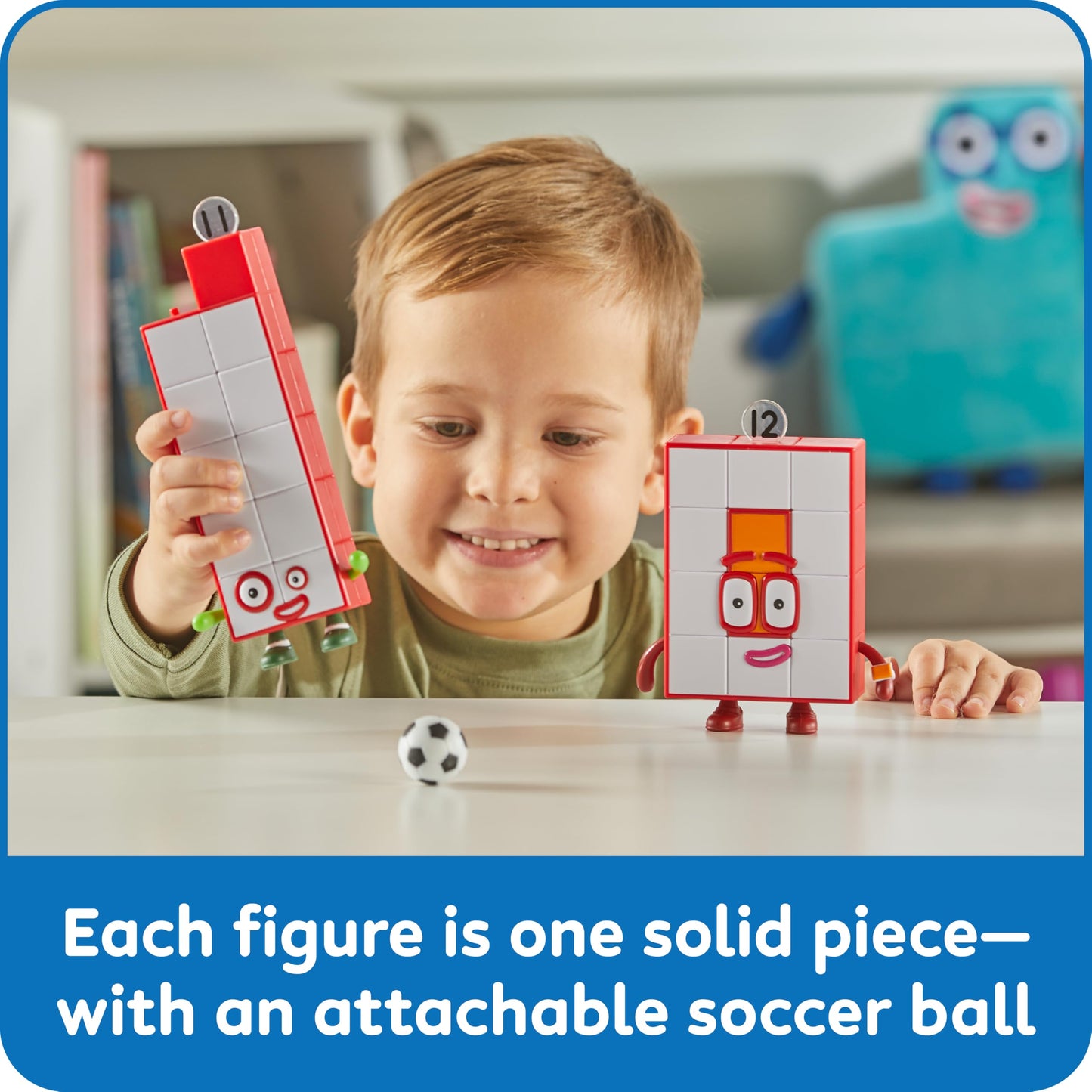 hand2mind Numberblocks Eleven & Twelve Figures – Math Toys for Toddlers Ages 3–5, Small Learning Figurines & Preschool Education Gifts