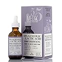 Medix 5.5 10% Glycolic Acid Face Peel Exfoliating Serum with Lactic Acid + Salicylic Acid, Gentle Skin Care Exfoliate Facial Peel Treatment Targets