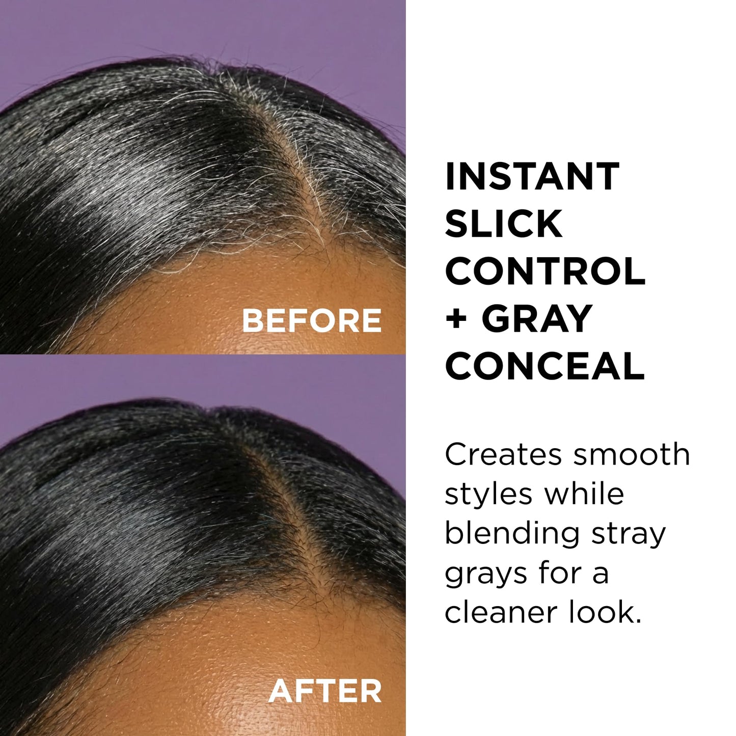 Style Factor EDGE BOOSTER Hideout Hair Pomade Stick | Strong Hold & Edge Concealer for Flyaways, Hair & Roots | Sleek Buns, Ponytails & Color Coverage