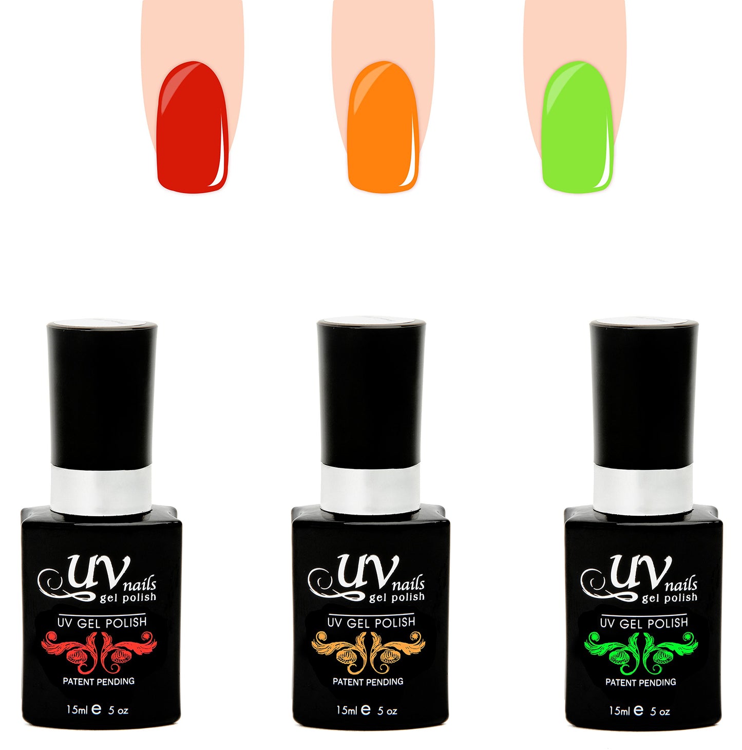 UV-Nails Athena Set of 3 UV or LED gel polish Beauty & Personal Care UV-NAILS