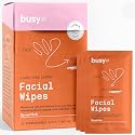 Refresh Face Wipes - Individual Cleaning Facial Wipe Singles- Moist Towelettes Individually Wrapped - After Workout & Travel - Fresh Citrus - AHA/BHA