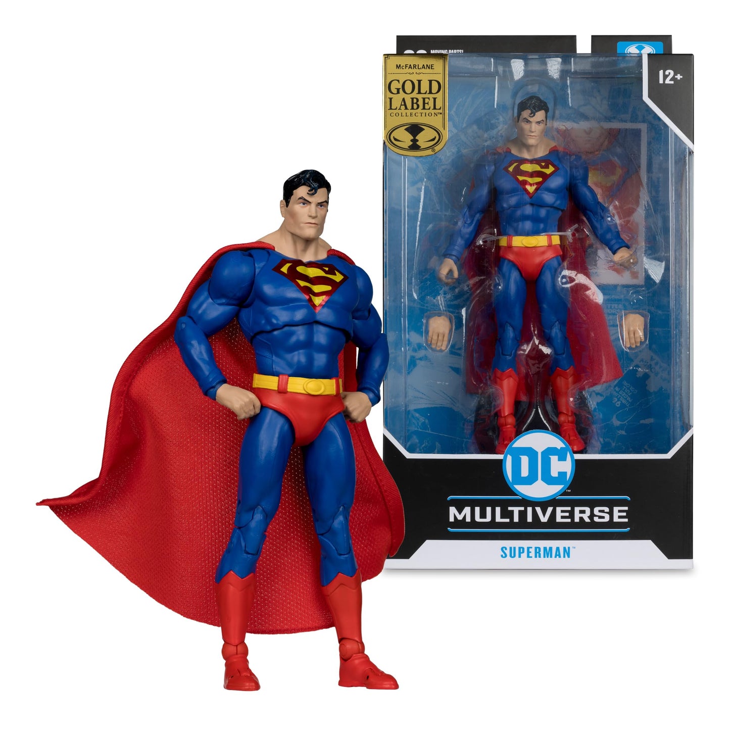 McFarlane Toys DC Multiverse Action Figure Superman (Action Comics) (Gold Label) 18 cm