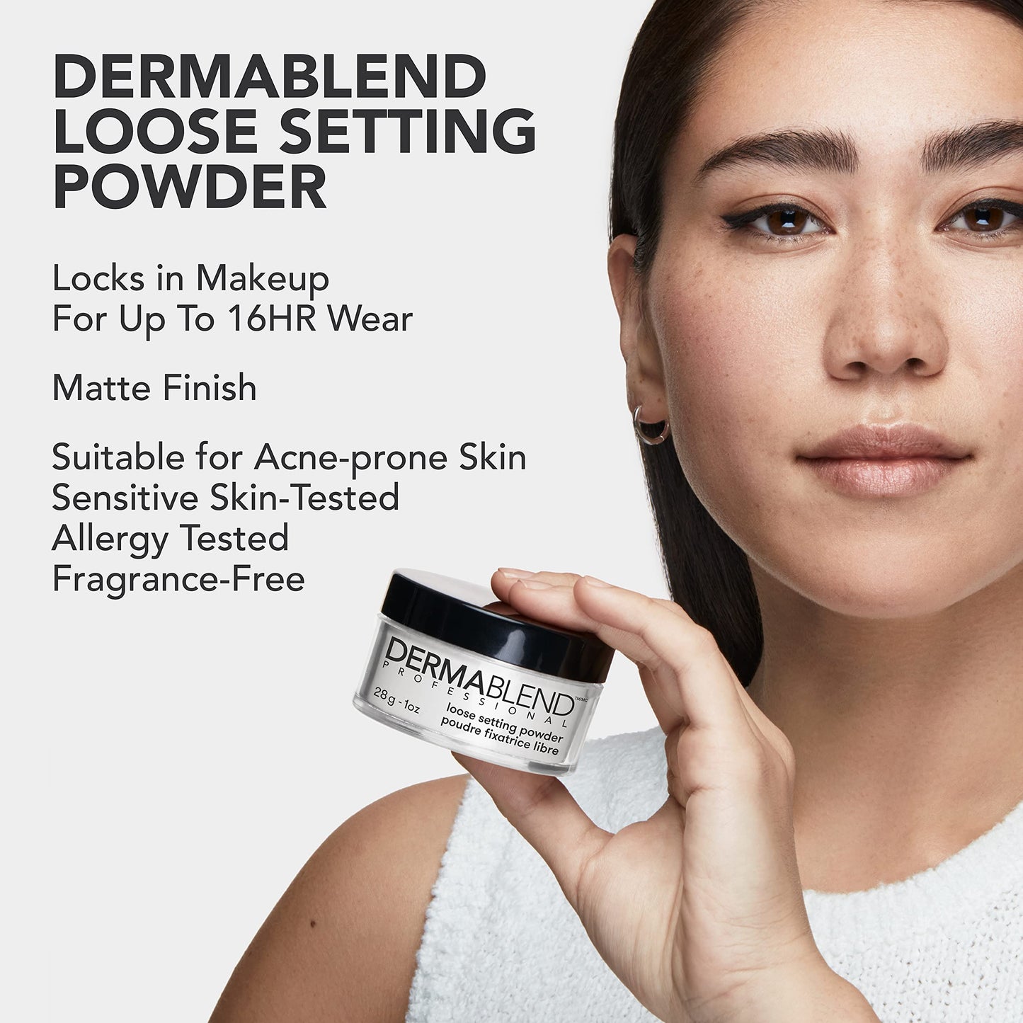 Dermablend Loose Setting Powder, Face Powder Makeup & Finishing Powder, Mattifying Finish and Shine Control