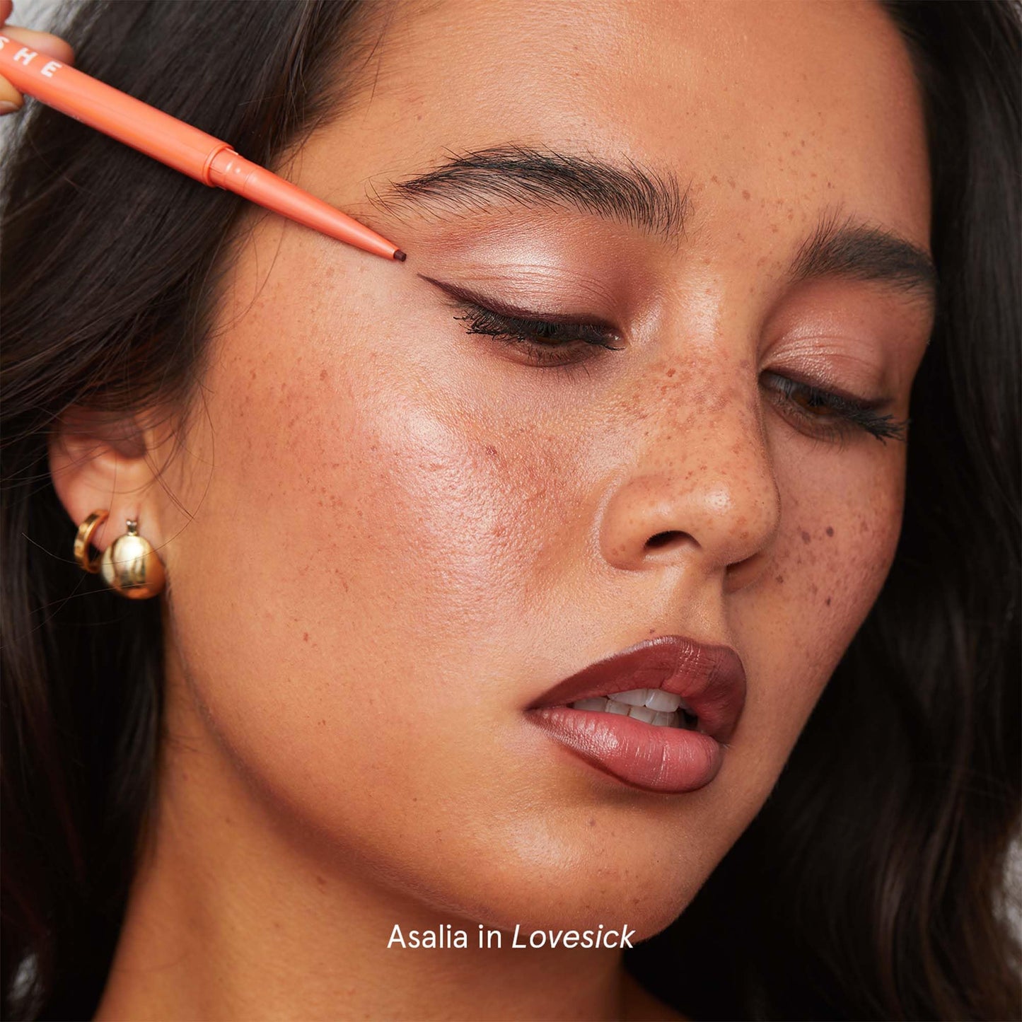 SOSHE Beauty - Waterproof Precision Eyeliner | 1.5mm Smudge-Proof Gel Liner| Easy Refills | Cruelty-Free, Certified Plastic Negative (Lovesick…