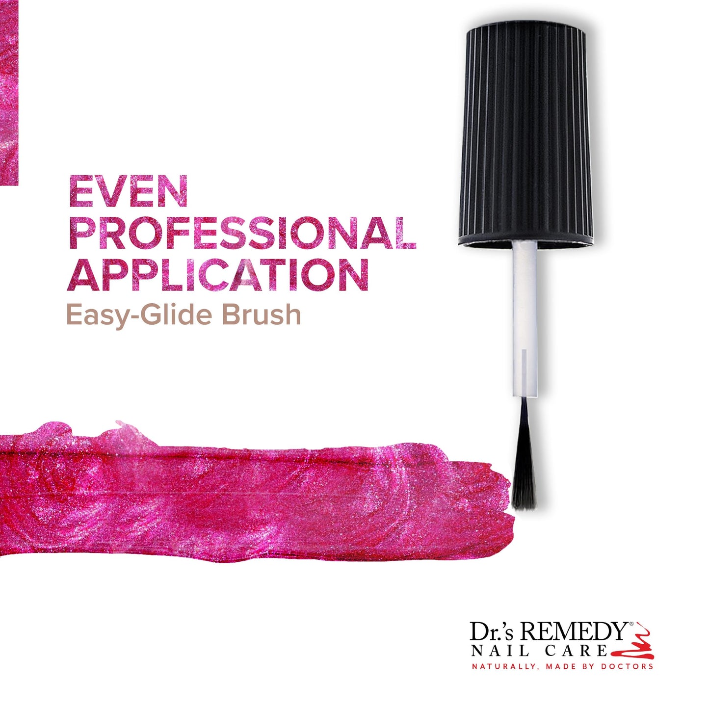 Dr’s Remedy Enriched Nail Polish: Non Toxic, All Natural, and Organic - Doctor Formulated: Strengthens, Restores, Heals, and Protects '24-Free'