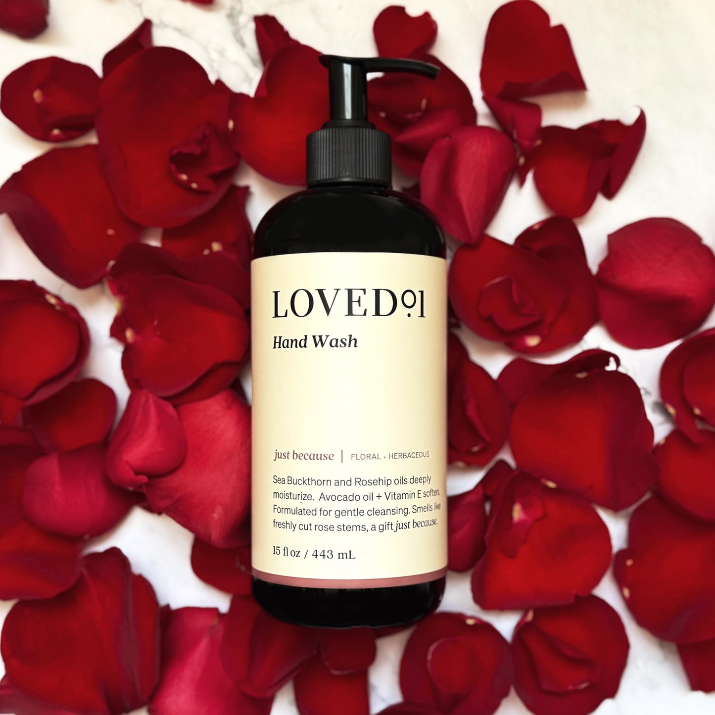 Loved01 Hand Wash & Lotion Set, John Legend Skincare, Oprah's Favorite Things, Floral Scent, Moisturizing Vitamin E, Vegan & Cruelty-Free (15 Oz