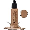 Belloccio's Professional Cosmetic Airbrush Makeup Foundation 1/2oz Bottle: Cappuccino- Medium with Olive Undertones