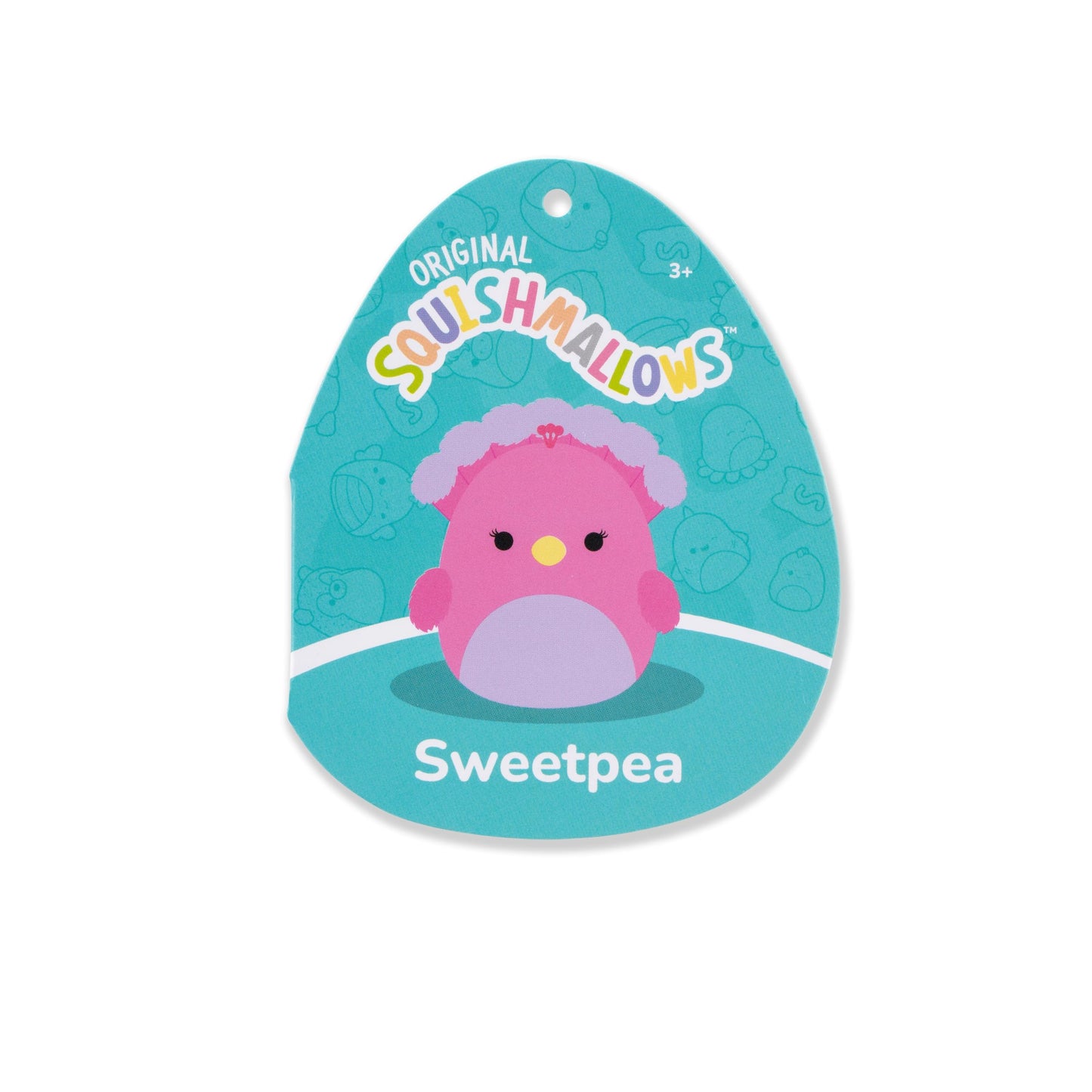 Squishmallows Original 14in Sweetpea The Pink and Purple Peacock - Official Jazwares Plush (Large)