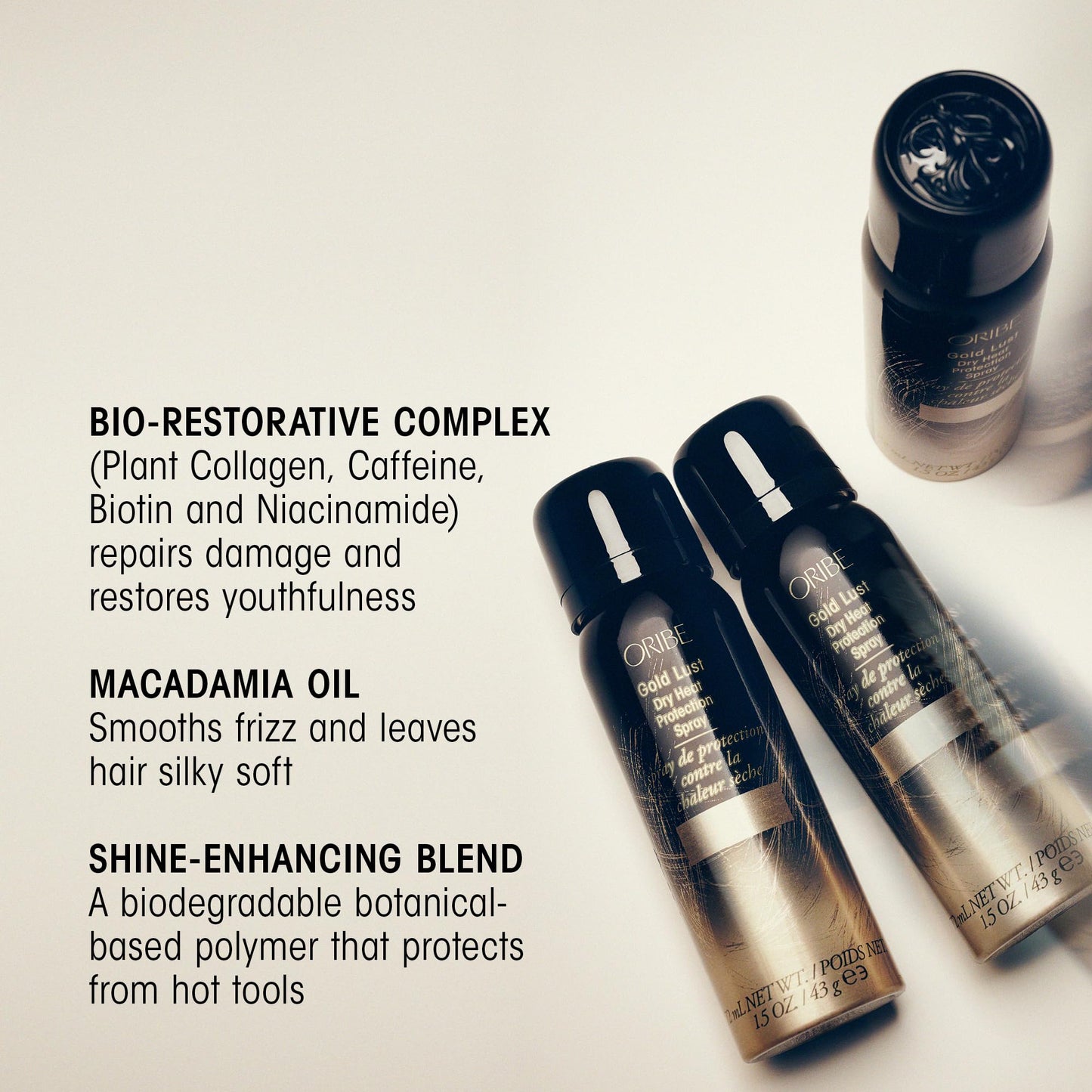 Oribe Gold Lust Dry Heat Protection Spray - 450°F Heat Protection - 1.5oz Beauty and Personal Care ORIBE