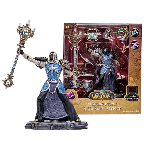 McFarlane Toys - World of Warcraft Undead: Priest/Warlock (Epic) 1:12 Scale Posed Figure