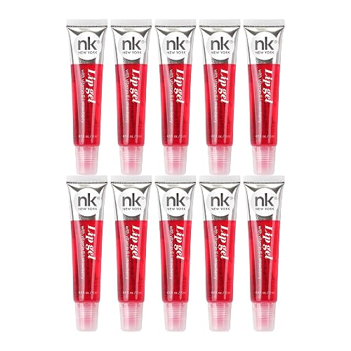 NICKA K NEW YORK Lip Gel, Hydrating, Lightweight, Glides on Effortlessly, Non Sticky Finish Lip Gel Colors (AMZ058)