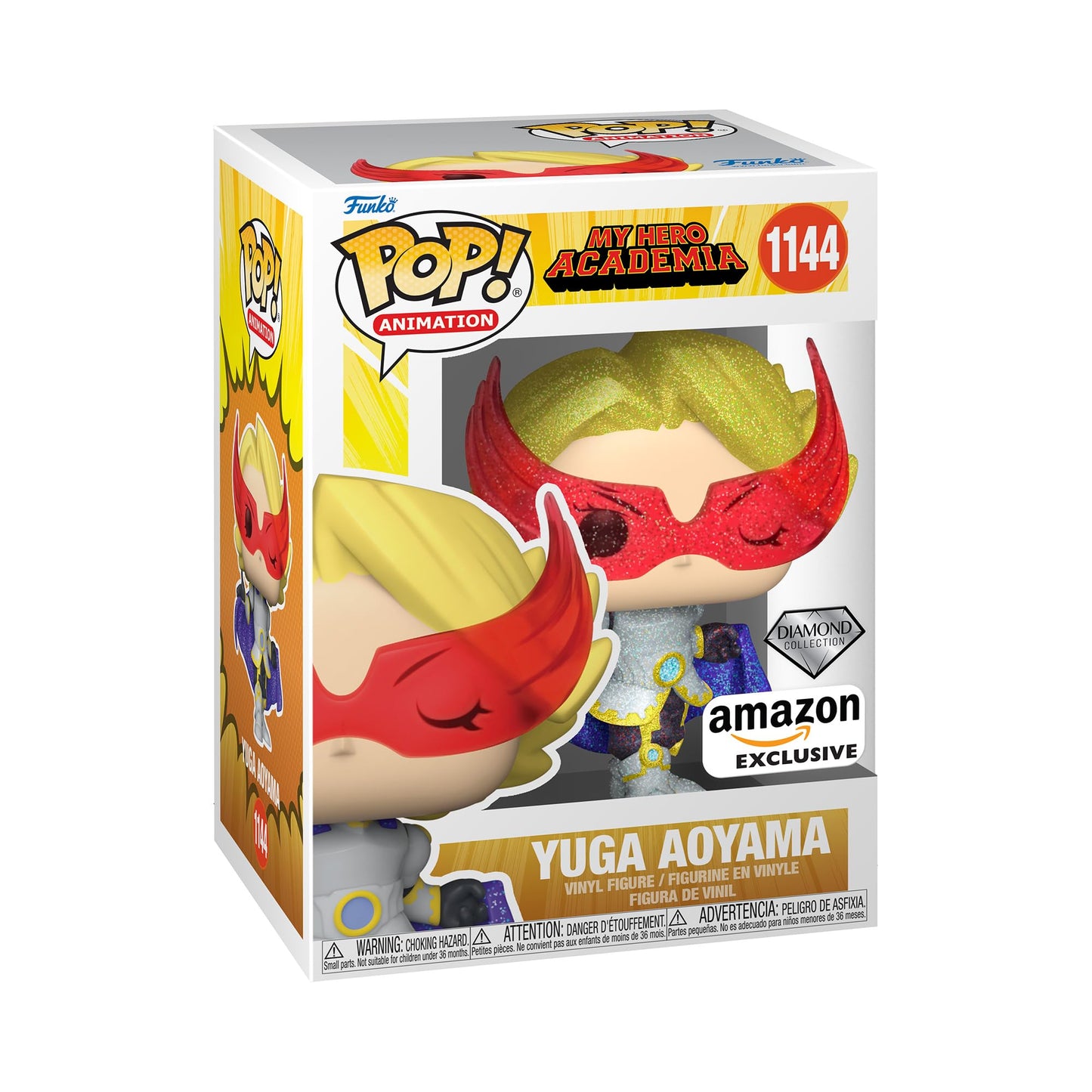 Funko Pop Animation: My Hero Acadamia - Yuga Aoyama Diamond Glitter - My Hero Academia - Amazon Exclusive - Collectable Vinyl Figure - Gift Idea…