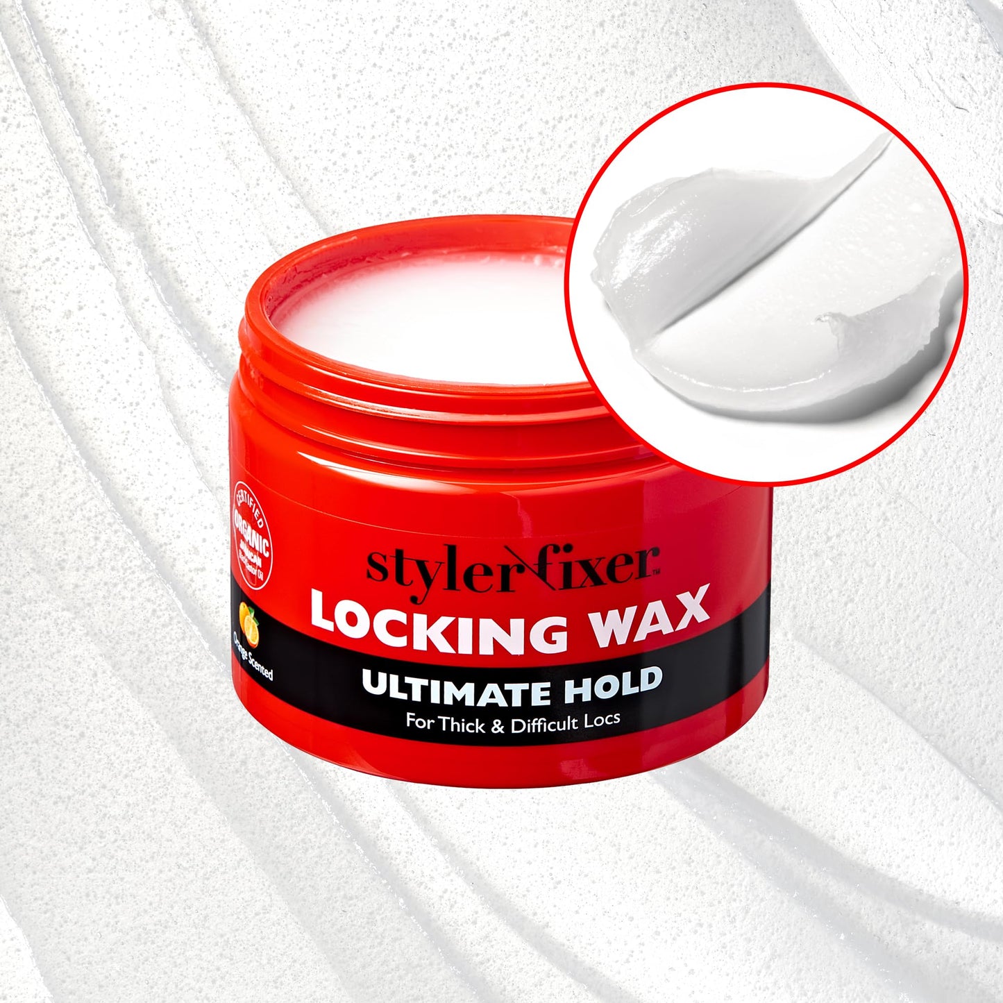 Red by Kiss Hold Locking Gel Ultimate Hold for Thin Locs & Twists, Hydrating, Conditioning, Non-Frizz, Non-Flaking, No Build-Up, Enriched