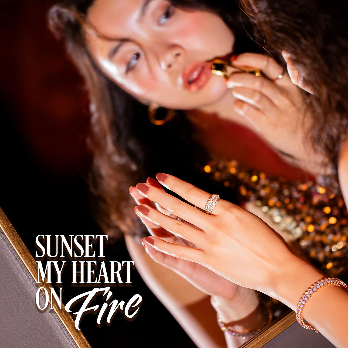Gelish & Morgan Taylor Living Our Life Collection Duo - Sunset My Heart on Fire, 15mL Beauty & Personal Care Gelish