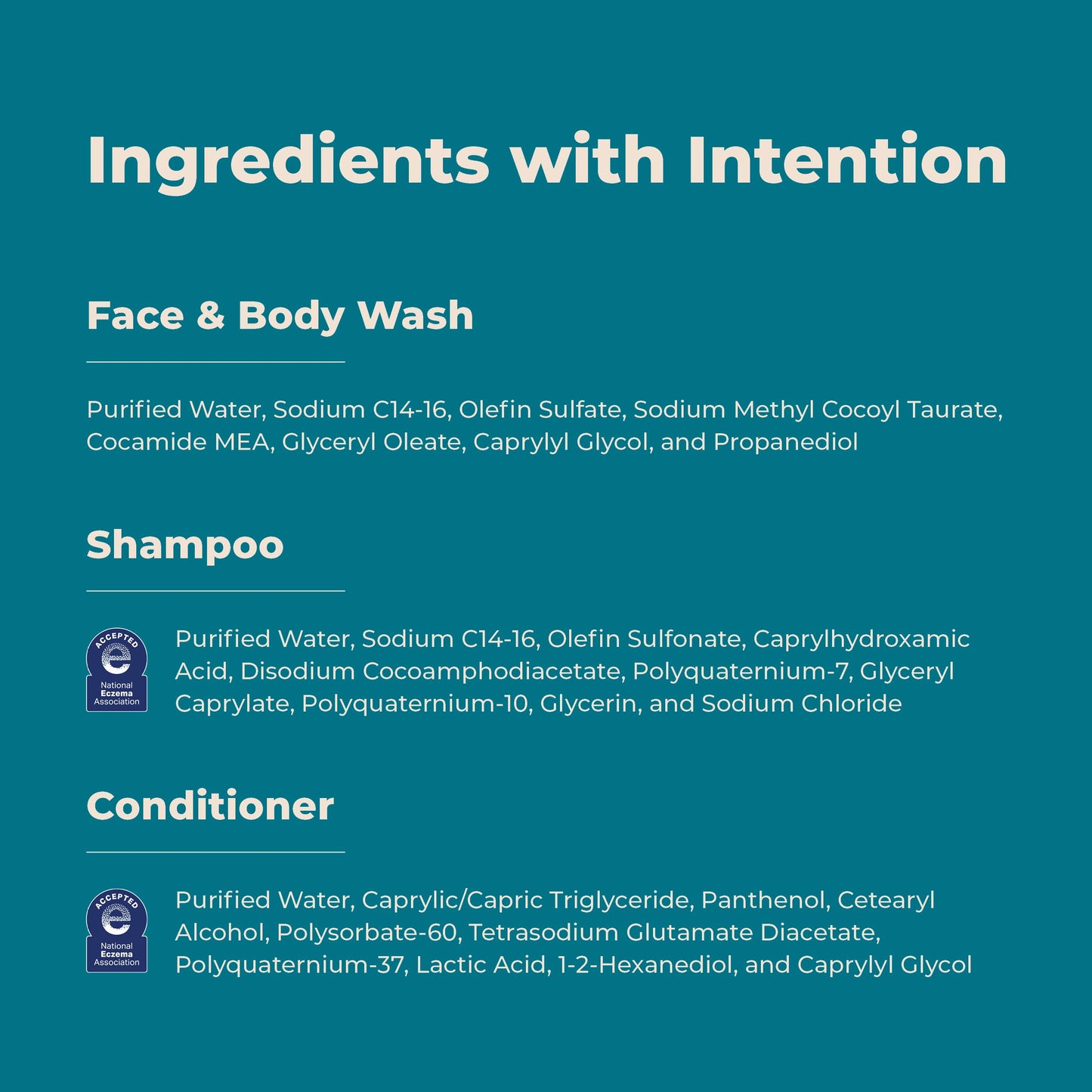 Cleure Fragrance Free Shampoo and Conditioner Set with Body Wash - Hypoallergenic 3 Piece Sulfate Free Hair & Body Care for Sensitive Skin (12 oz