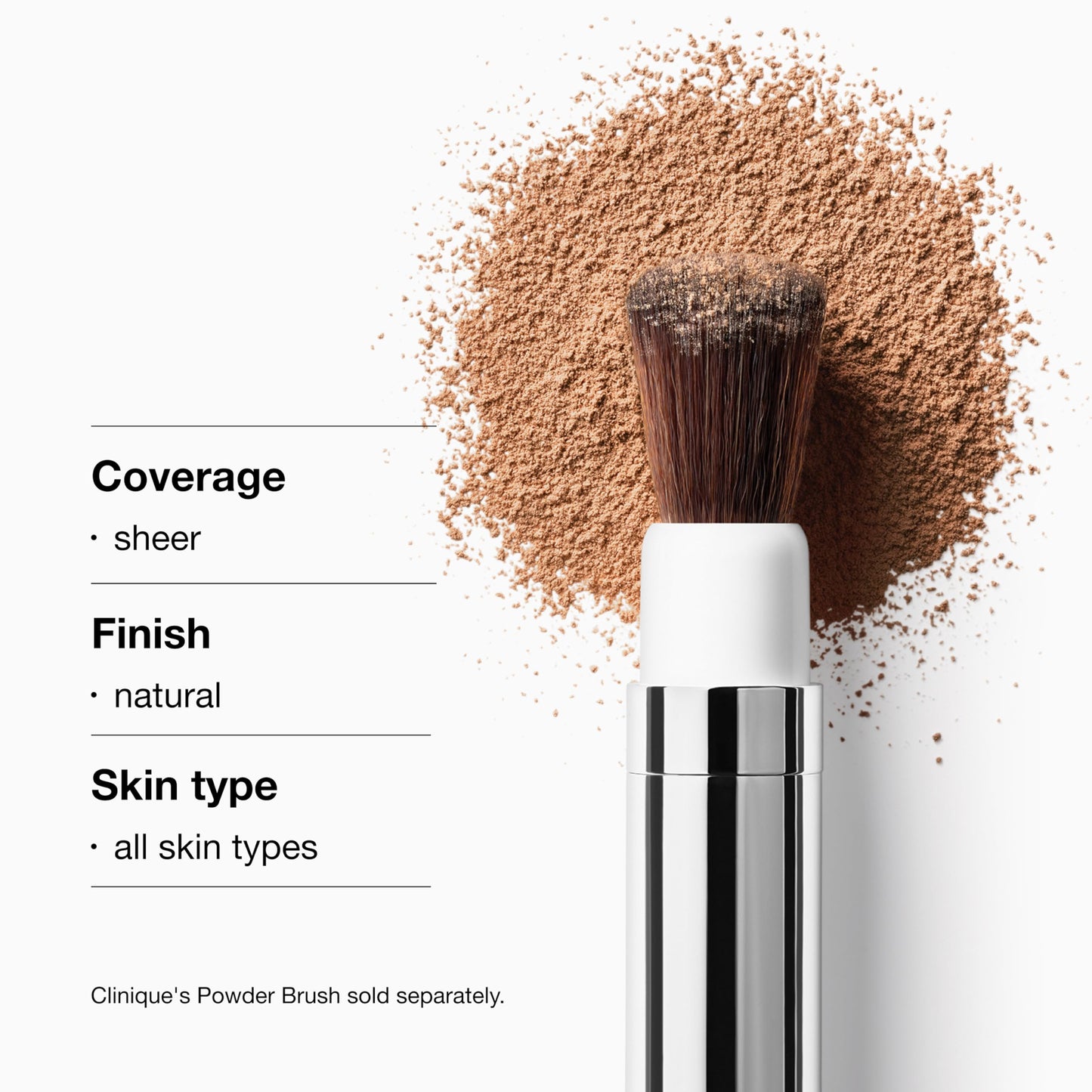 Clinique Blended Face Loose Setting Powder For All Skin Types | Sheer Coverage, Natural Finish, Transparency 5, 0.88 Ounce