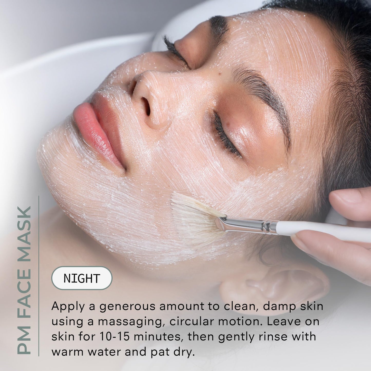 COSMEDIX Glow Bamboo Brightening Facial Mask - PM Exfoliating Facial Scrub for Tired, Dull & Uneven Skin - Anti-Aging Gentle Night Face Exfoliator