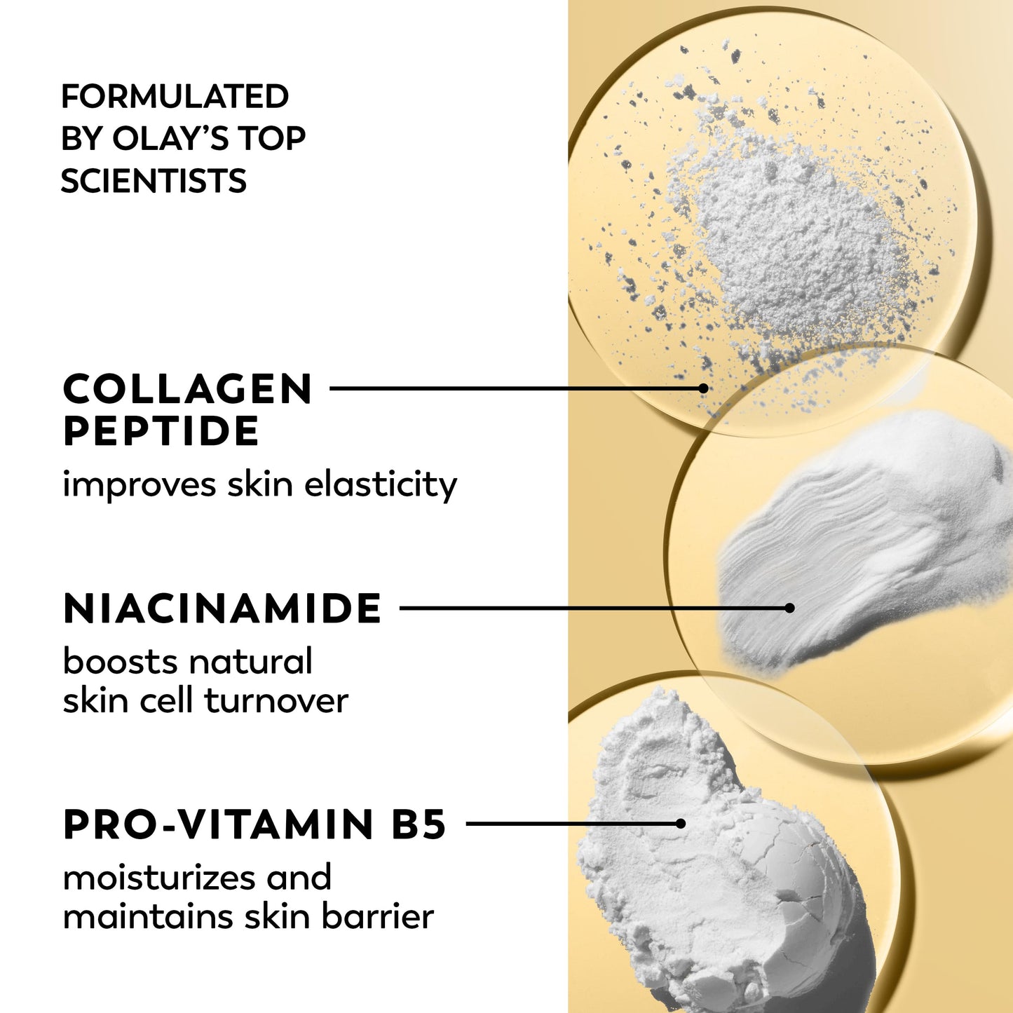 Olay Regenerist Radiance Collagen Peptide Face Moisturizer: Firm & Smooth Cream - Fragrance-Free, Hydrating, Firming, Anti-Aging & Anti-Wrinkle - 2 Oz