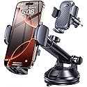 Romuto Phone Holders for Your Car Phone Holder MountใSuper SuctionใCell Phone Mount for Car Accessories for Women Men Dashboard/Windshield/Vent Truckโฆ