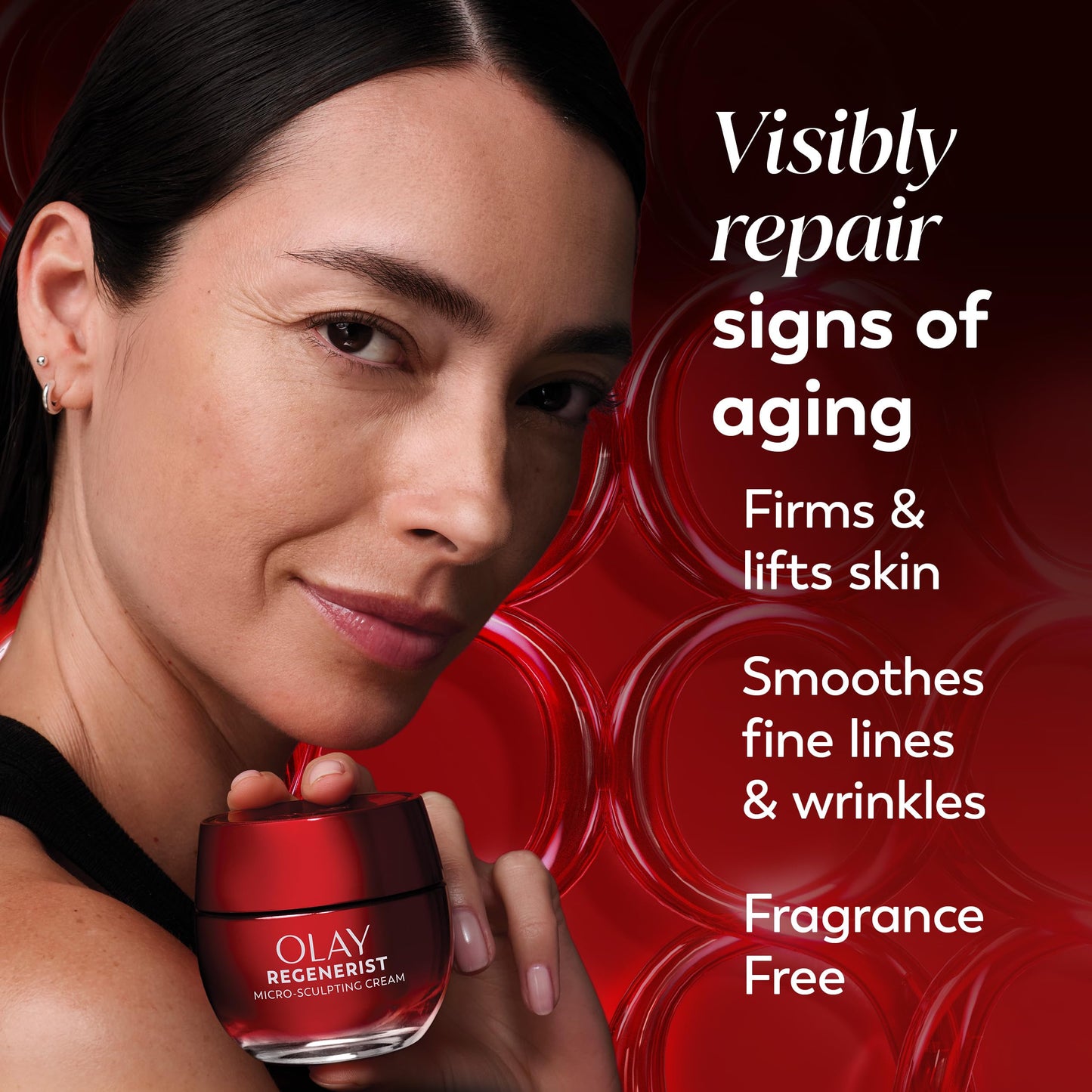 Olay Regenerist Micro-Sculptng Cream 1.7 Ounce Jar (Fragrance-Free) (50ml) (6 Pack)6