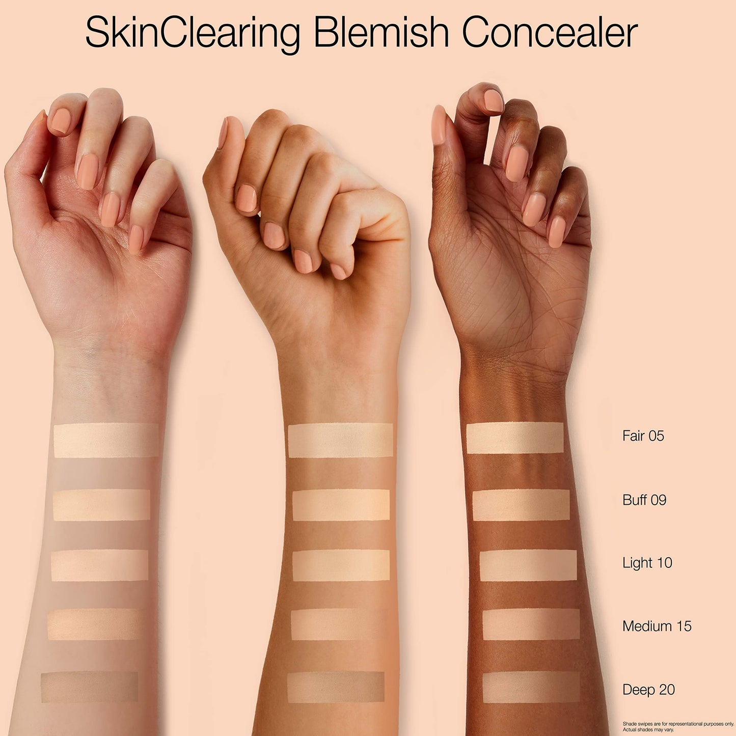 Neutrogena SkinClearing Blemish Concealer Face Makeup with Salicylic Acid Acne Medicine, Non-Comedogenic and Oil-Free Concealer Helps Cover, Treat