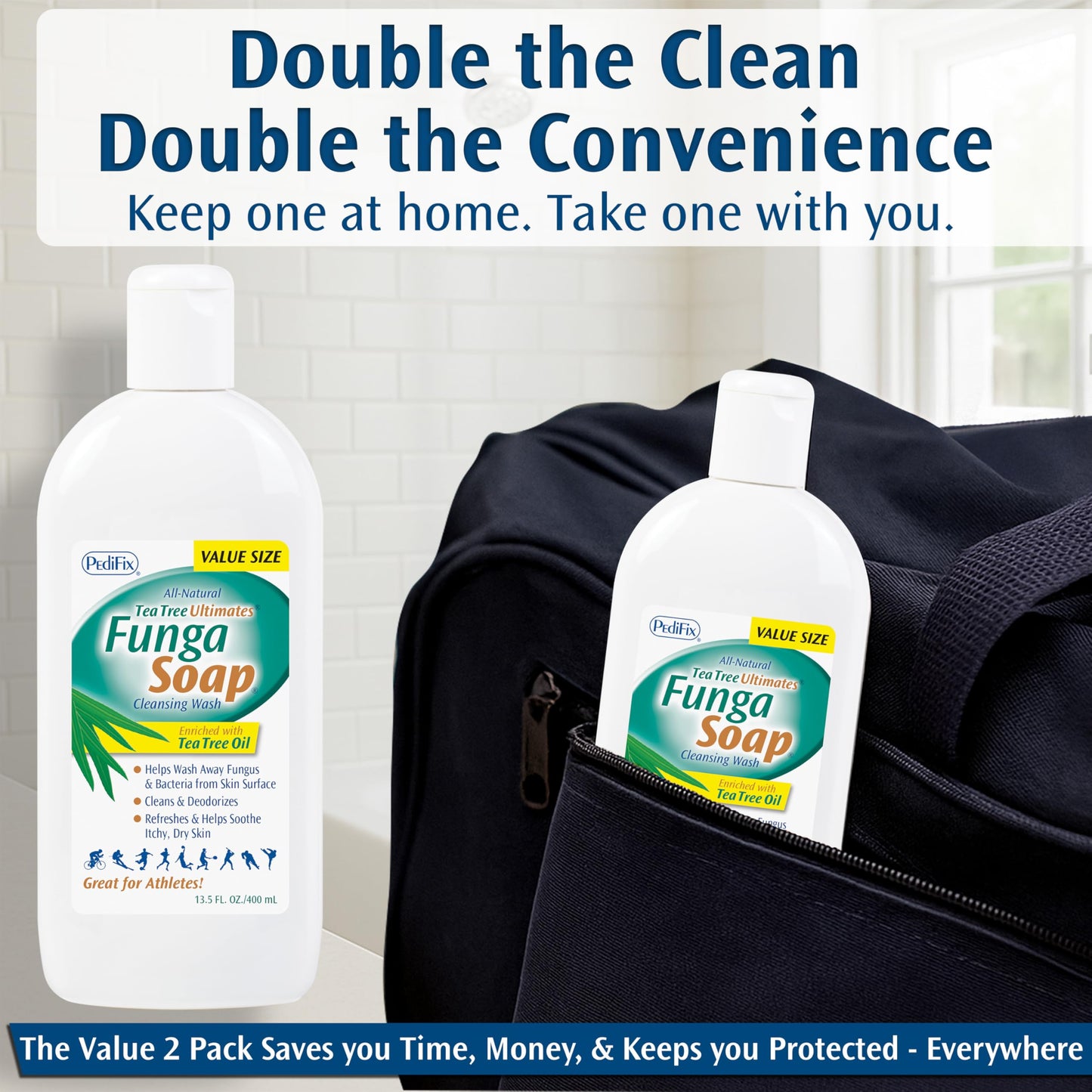 Pedifix FungaSoap Cleansing Wash, 13.5 fl oz, Pack of 2 Beauty and Personal Care Pedifix
