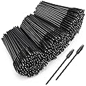 Disposable Mascara Wands Brush Makeup Spoolies Bulk for Eyelash Extensions, Black (1000 Pieces)