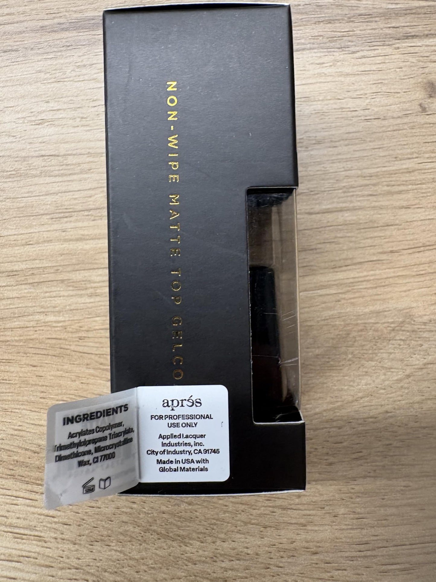 APRÉS Non-Wipe Matte Top Gel Coat - 15ml - Gel Nail Polish Soak Off Top Coat Matte Finish Beauty & Personal Care APRÉS