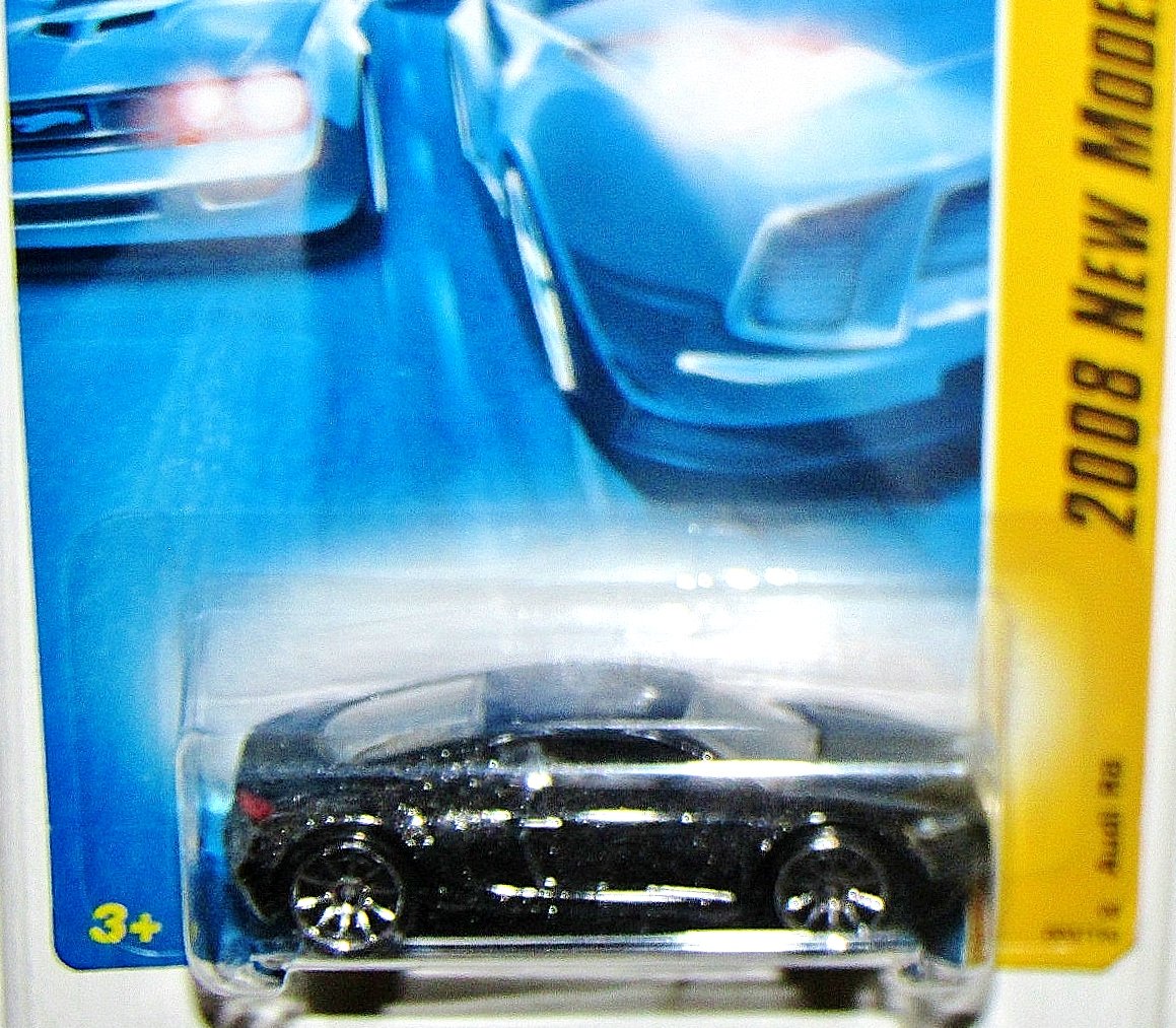 Hot Wheels 2008 New Models Audi R8, 10 Spoke Wheels version # 03/40, 1:64 Scale.