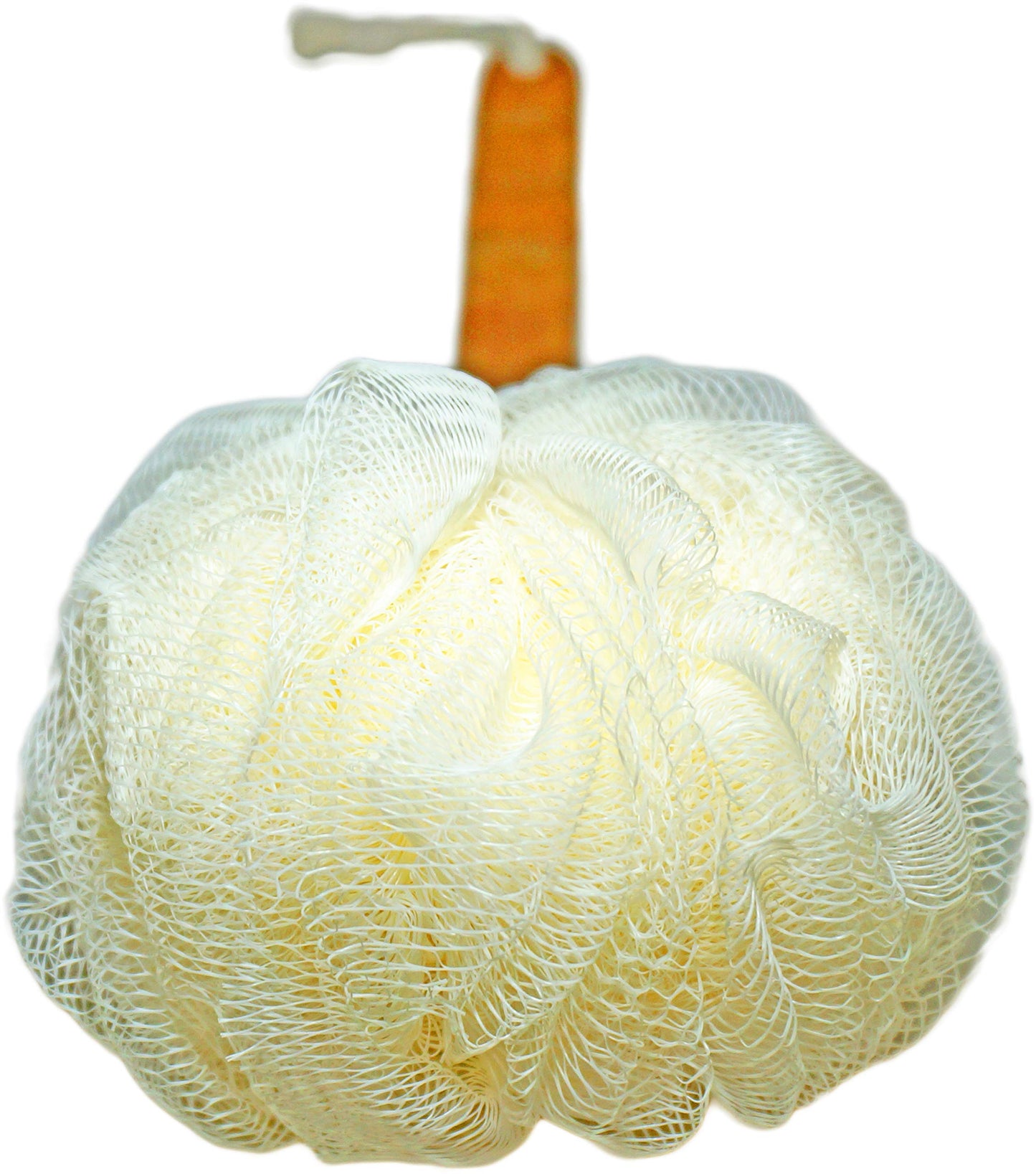 Shower Loofah Body & Back Scrubber - Exfoliating Loofah Bath Brush On a Stick - with Long Wooden Handle Back Brush for Men & Women - Easy Reach Body