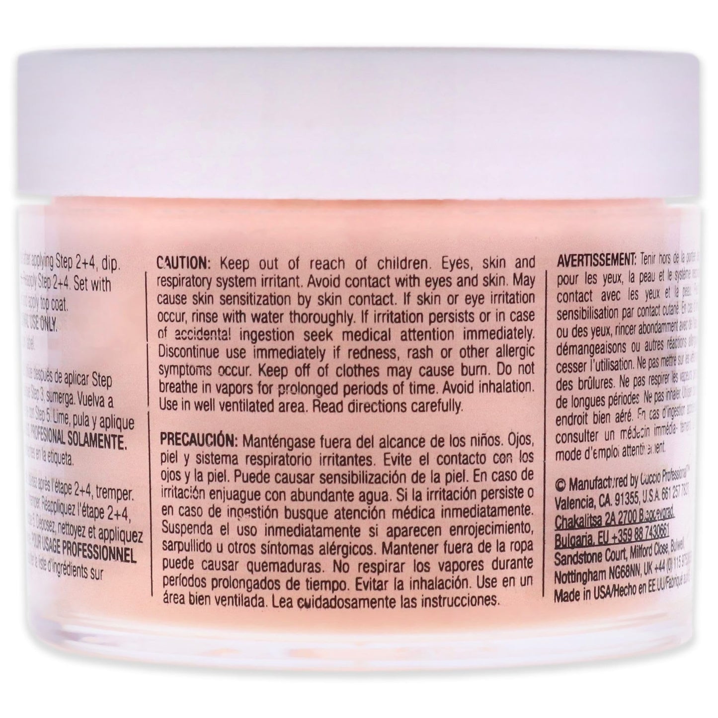 Cuccio Colour Powder Nail Polish- Lacquer For Manicure And Pedicure- Highly Pigmented Powder That Is Finely Milled- Durable Finish With A Flawless Beauty & Personal Care Cuccio