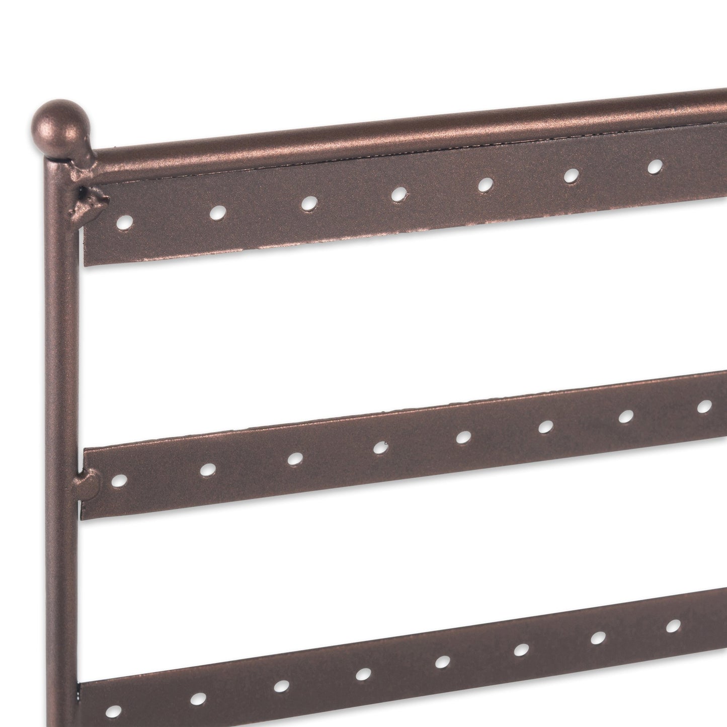 DII Home Traditions Z02011 Earring Organizing Wire Metal Jewelry Tower or Stand with Tray, 16.5" Tall, Bronze